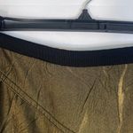 Neesh by DAR Shiny Green Crinkle Crushed Taffeta Aline Circle Skirt Size Large Photo 2