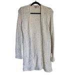 Calypso St. Barth Calypso Fairy Sequin Open Front Cardigan XS Cream Boho Cottagecore Whimsical Photo 1