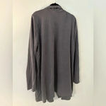 Pure Jill Cardigan Size Large Gray Long Coastal Loose Flowy Photo 1