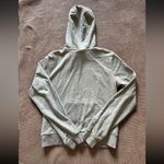 Nike  Womens Hoodie‎ Sweatshirt Short Cropped Gray Size Xsmall Photo 7
