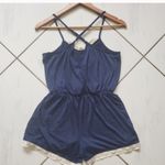 Love Culture ✨  Crochet Romper Lace Trim Floral✨ Photo 6