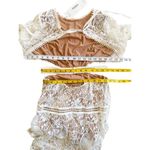 For Love & Lemons Emerie Cut Out Dress in White EUC Photo 11