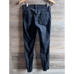 Frame  Denim Women's Le Skinny de Jeanne Black Distressed Jeans size 26 Photo 6