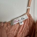 Haute Nites Light Pink Long Prom Dress Strappy Straps Size 9 Babydoll Fairy Size M Photo 6