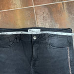 ZARA Z1975 Denim jeans with rhinestones on a sides skinny distressed hem sz 8 Photo 6