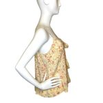 Hippie Rose  Juniors’ Womens Floral Print Yellow Tank Top Medium Photo 2