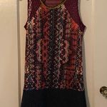 Custo Barcelona  Dress Multicolor Mini Stretch Short Sleeve Sz Small Photo 0