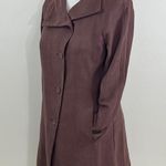Karen Hart Faux Suede Leather Coat Photo 3