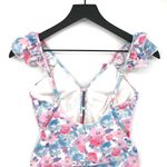 Love Shack Fancy Tibbie One-Piece Swimsuit Watercolor Floral Pastel S Photo 9