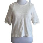 Madewell  women’s XXS ottoman‎ jacquard button back top Photo 1