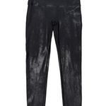 Spanx  Faux Leather Leggings Black High Rise Pants Womens 1X Biker High Waisted Photo 0