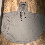 Simply Noelle oversized medium, cape style, hooded, functional pockets, pit to pit measures 33, length is 28 Photo 0