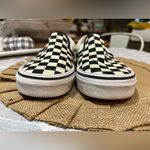 Vans  Checkered Slip-On Sneakers Black and White Old Skool Off The Wall Skater Photo 2