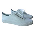 Tommy Bahama  Women's Perforated White Leather Lace-Up Sneakers size 7 low-tops Photo 2