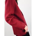 Vintage Single Breasted Pure Wool Blazer | Size M Red Size M Photo 1