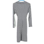 Banana Republic  Size Small Dress Black‎ & White Elephant Print Wrap Style Photo 1