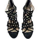 Adrienne Vittadini  Size 8 Womens Avl-Anjolie-1 Platform Dress Sandal Black $149 Photo 1