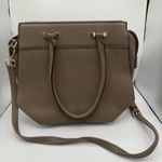 La Terre Chic Taupe PU Leather Shoulder Bag Set w/Matching Wallet Brown Photo 2