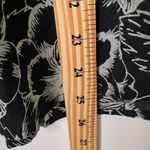 Mille Florian Top NWT Button Front Floral Blouse in Black Hibiscus Women’s XS Photo 10