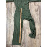 NSF Clothing Green Utility Jumpsuit Flare Leg Button Up Women's Size 26 Photo 7