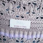 Anthropologie  Wrap London Brown and Purple Open Knit Front Tie Cardigan Photo 4