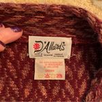 D'Allairds Vintage Cardigan Sweater Mohair Wool Size M Medium Red Photo 4