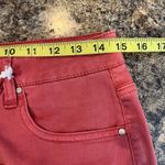 Risen NEW High Rise Straight Jeans Size 27 Distressed Rust Color Womens Red Photo 10