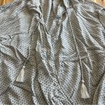 Lou & grey for LOFT Printed Tassel Tie Blouse Women’s XS Photo 4