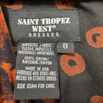 Saint Tropez West Vintage Womens‎ Maxi Dress Brown Orange Size 8 Boho Festival Earthy Indie Retro Photo 3