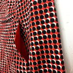 Boden Womens Hannah Polka Dot Corduroy Dress Sheath Geometric Red Black Size 8R Photo 5