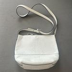 Karen Millen  Women's White Leather Crossbody Straps purse Handbag Photo 0
