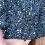 Laurence Kazar vintage •  90s beaded maxi dress black silk chiffon formal evening Photo 8