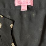 Lilly Pulitzer Amory Pinata Starry Clip Metallic Chiffon Top Black Size Medium Photo 10