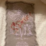 Levi's Levi’s Vintage 90’s Women’s Large Studded Off White Zipper Hoodie Photo 8