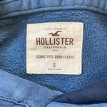 Y2K Hollister Blue Tie Dye Logo Hoodie Sweatshirt Women's Small Pullover Comfy Photo 5
