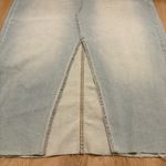 Jessica Simpson  Light Blue Denim Midi Skirt with Raw Him Womens 18 Plus Size Photo 6