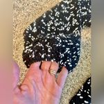 ZARA  NWT textured black & white long sleeve blouse Photo 6