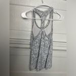 Lululemon  athletica Gray Patterned Tank Top Photo 1