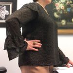 A New Day Metallic & Ruffle Accent Blouse Sz XL Photo 9