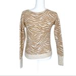 Abercrombie & Fitch NWOT Zebra Print Scoop Neck Sweater Photo 7