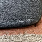 DESIGNERS GUILD coin purse Black caviar leather with zipper and ring Photo 4