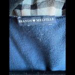 Brandy Melville  Navy Floral Print Wrap Top - Stylish and Cute - Photo 5