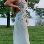 Love & Lemonade Green Long Dress Photo 2