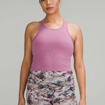 Lululemon Ebb to Street Cropped Racerback Tank Top pink velvet dust size 4 Photo 0