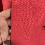 J. Crew Size 6 Pea Coat Heavy Wool Blend Pique Felicia 4 Button Coral Pink Women Photo 6