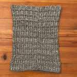 Betsey Johnson Scarf Silver Gray Pearl Beads Infinity Cowl Neck Knit Neck Warmer Photo 3