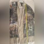 Ali Miles Open Cardigan Womens Small Floral Semi Sheer Knit Crochet Artsy Kimono Photo 5