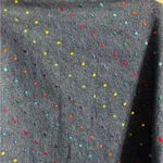 VTG Rachael Brooke Colorful Embroidered Polka Dot Denim Jacket XL Blue Photo 4