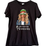 Bulgarian Princess T Shirt Size Medium Travel Vacation Mobwife Streetwear Black Photo 0