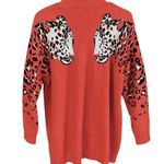 MINKPINK EUC Open Front Cheetah Sweater Size Medium Photo 0